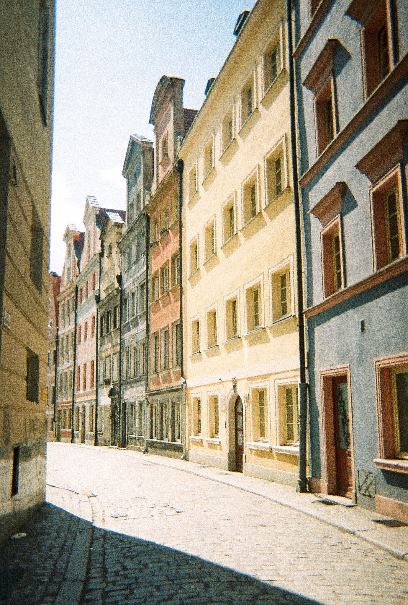 Brick street in Wrocław, Poland by Frankee Lyons.